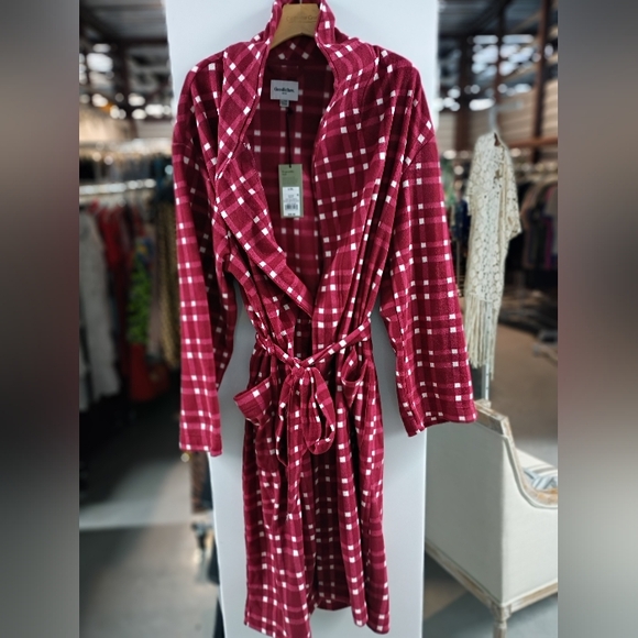 Goodfellow & Co. Red Plaid Robe - Picture 5 of 10